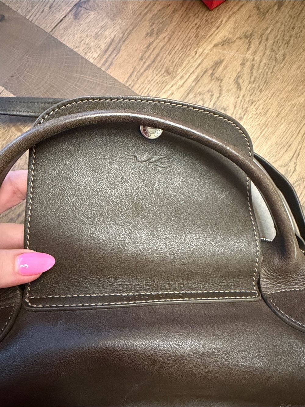 Longchamp Brown Leather Tote - Picture 4 of 4